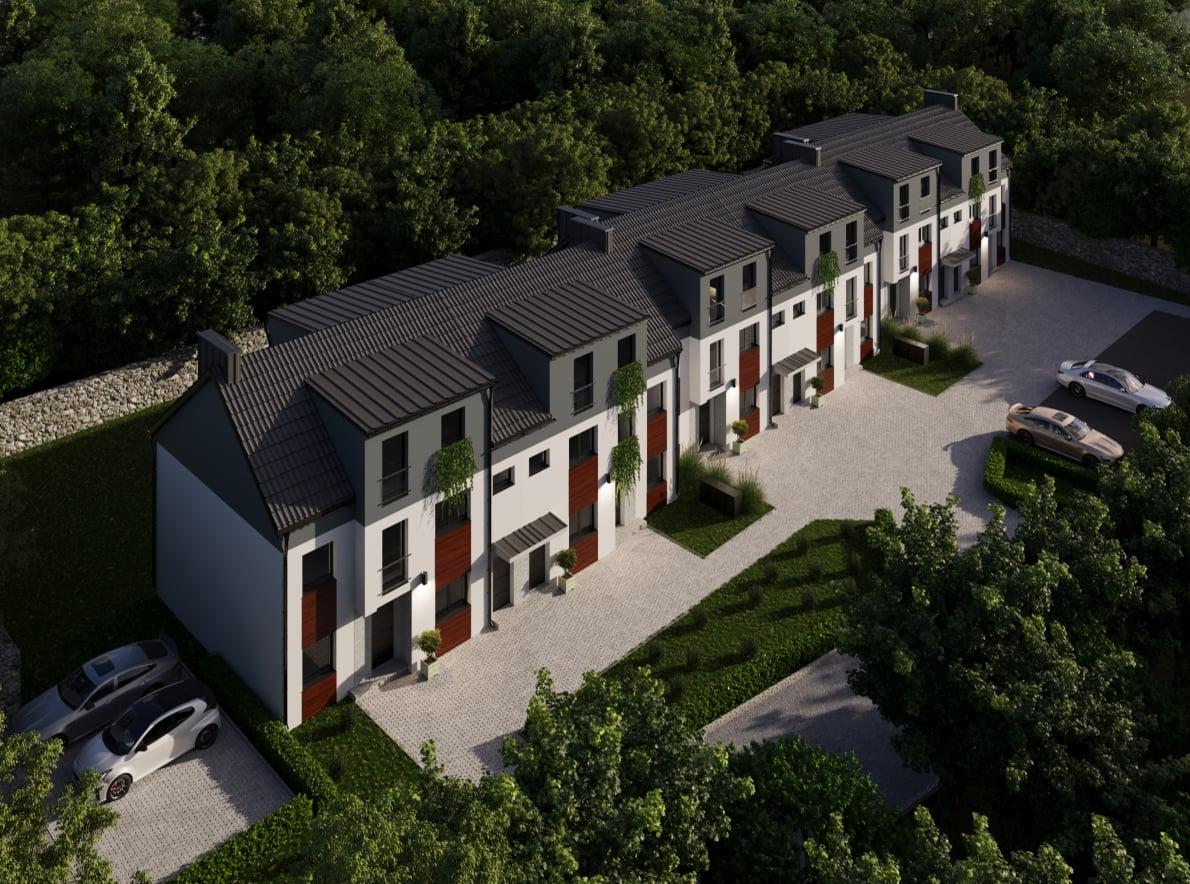 Plan Osiedla Pod Starym Sadem — widok z lotu ptaka
